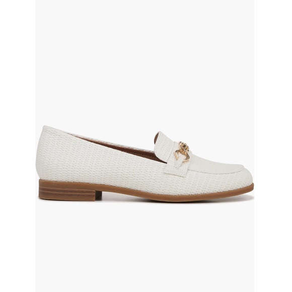 Naturalizer Mariana Chain Link Loafer All White With Gold Chain Women’s Size 9 - Picture 9 of 16